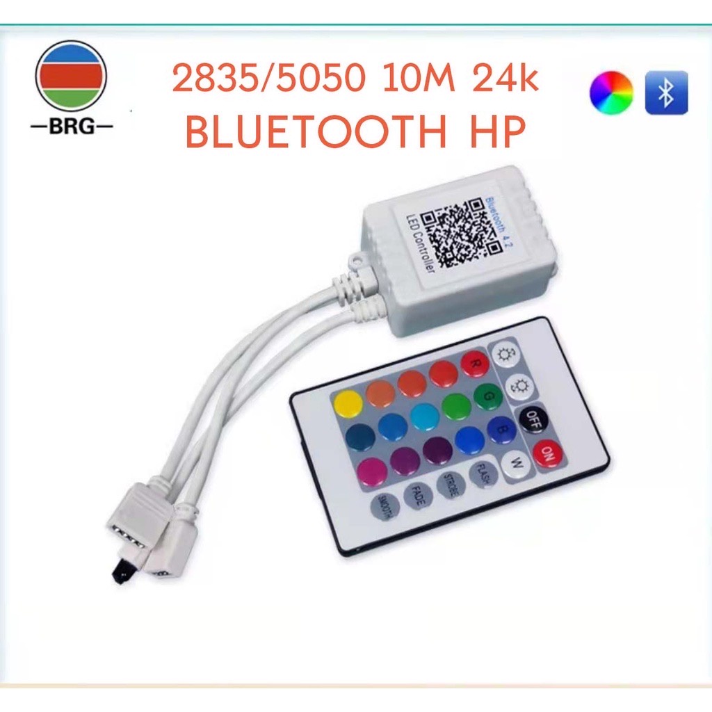 CONTROLLER REMOTE 24key UNTUK LED STRIP RGB 4 PIN SMD 2835 3528 5050 CONTROLLER BOX REMOTE 24Key