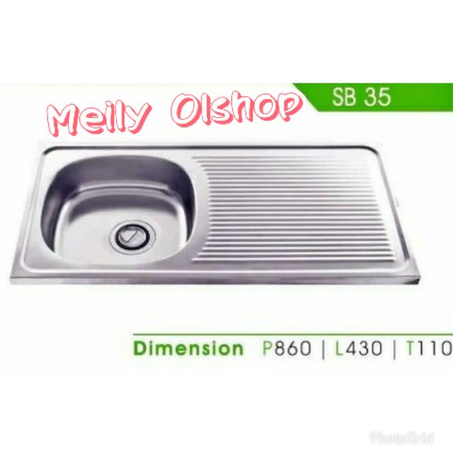 Bak Cuci Piring Royal SB 35 Sink Royal Kitchen  Set  