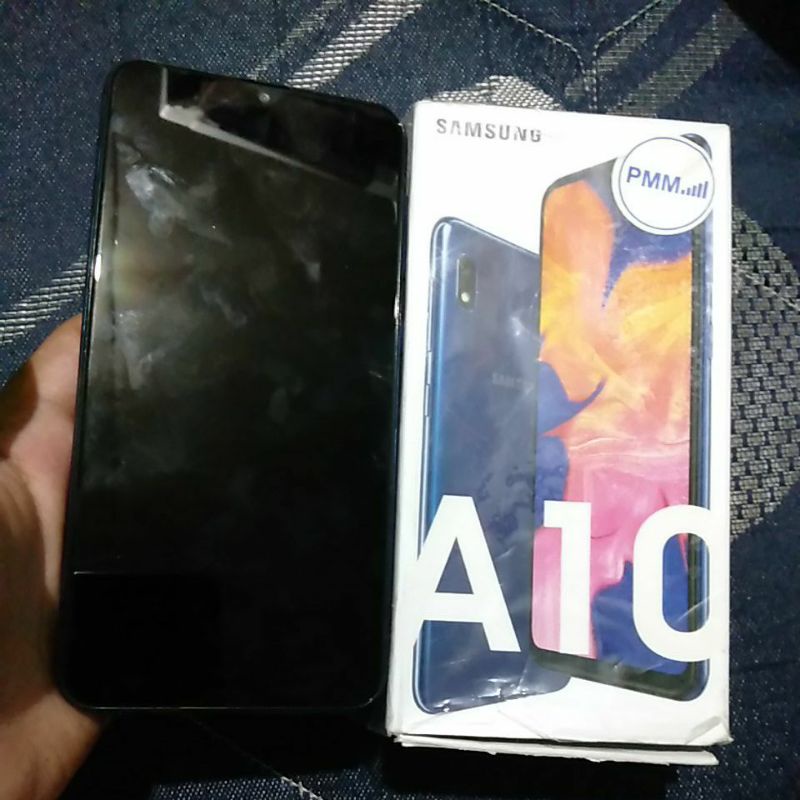 hp Samsung A 10 lcd aman . hp rusak / hp minus