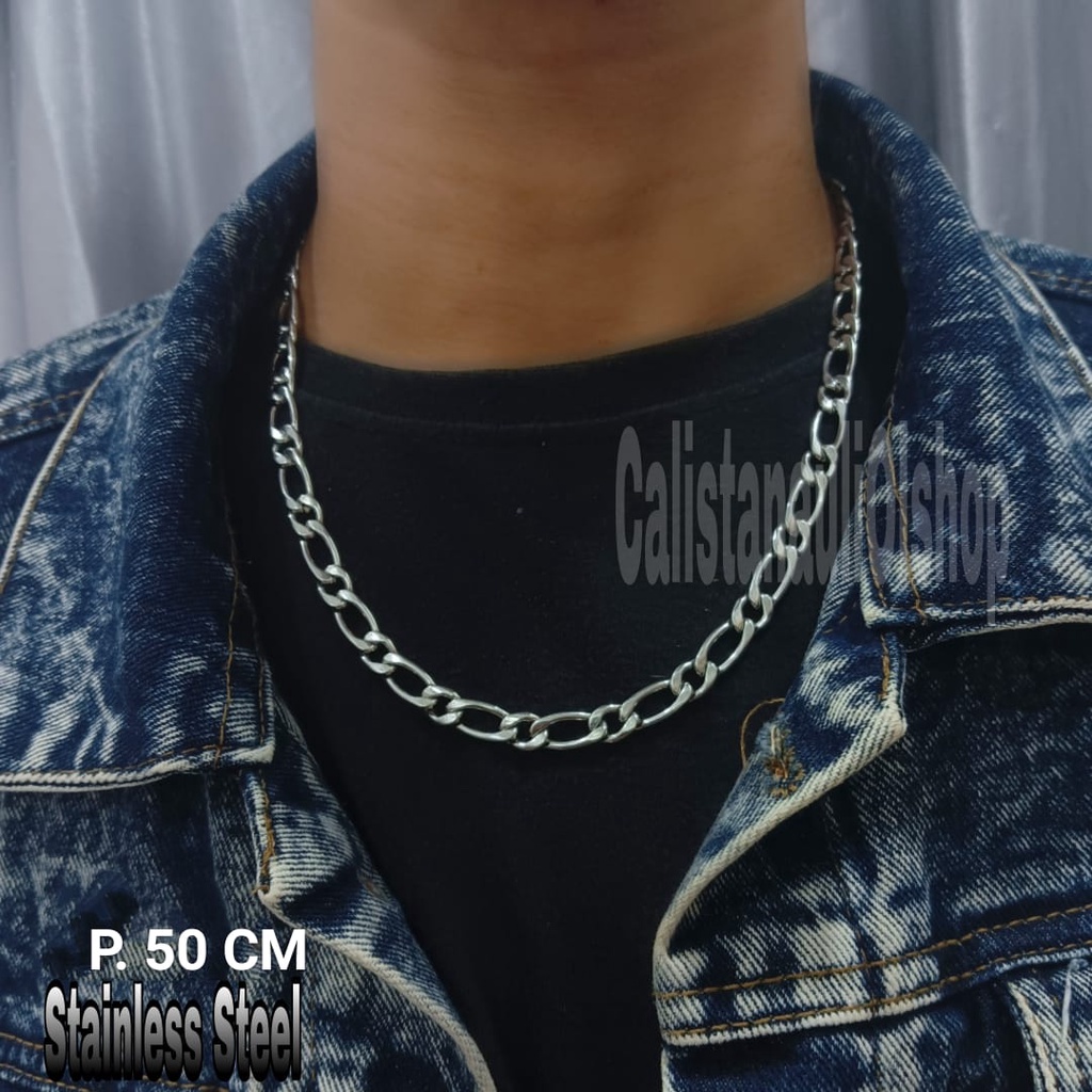 KALUNG COWO RANTAI MEDIUM PERHIASAN EMAS KOREA ANTI KARAT DAN ANTI LUNTUR
