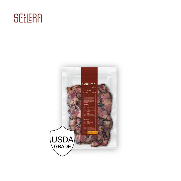 

Daging Asap - Seiruma - Sei Sapi / Daging Asap (150 Gr) + Sambal Luat By Seilera