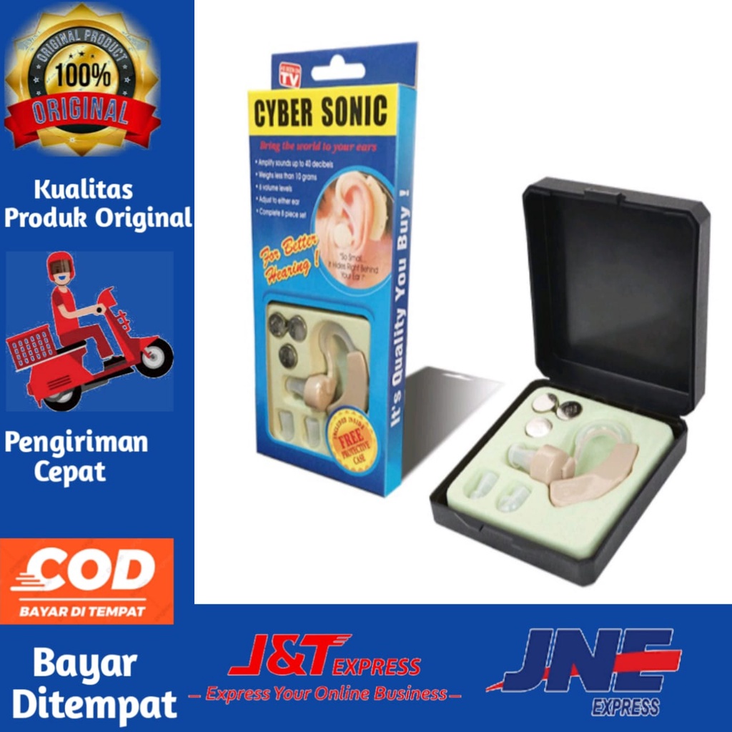 ⭐️⭐️BIG SALE⭐️ ⭐️ORIGINAL Alat Bantu Pendengaran Hearing Aid Cyber Sonic ORI