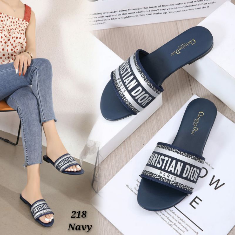 SANDAL WANITA NEW ARRIVAL SLIPPER SLOP FLAT KODE.213/218