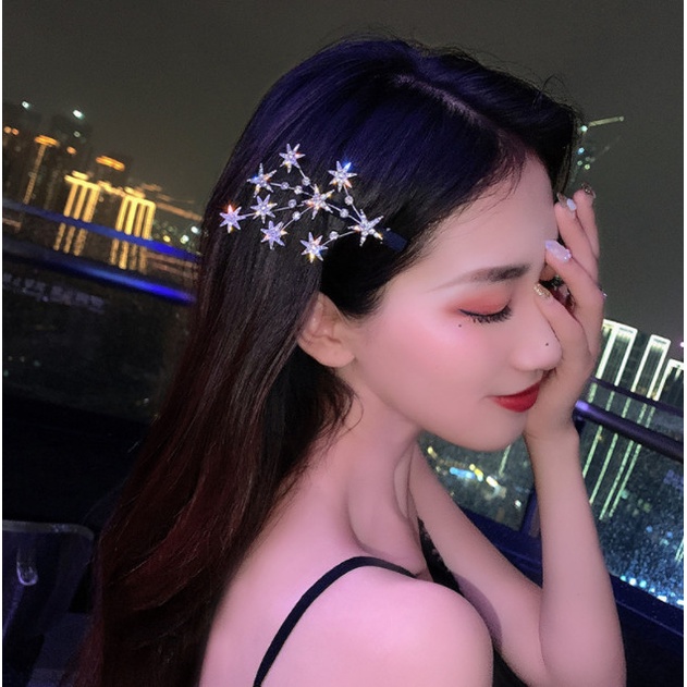 Jepit Rambut Pesta Wanita / Jepitan Rambut Korea Berlian Swarovski Yeo