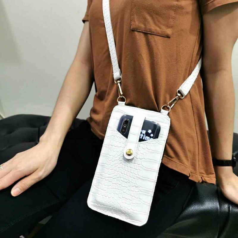 Terbaru - SLINGPHONE BAG CROCO / TAS SELEMPANG WANITA HP / TAS HP WANITA MULTIFUNGSI - Tasready #0076