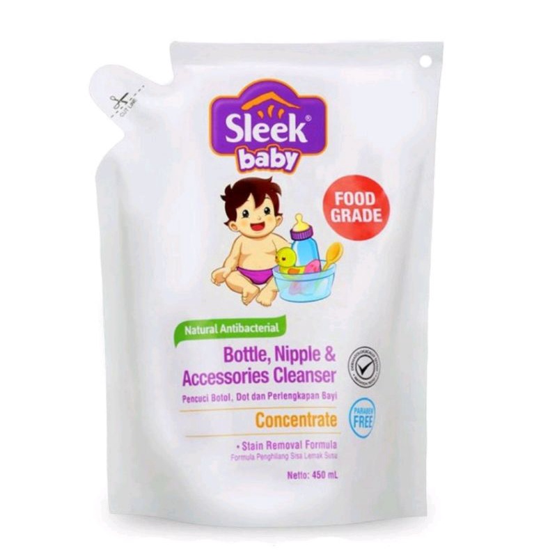 Sleek baby Natural Antibacterial Concentrate 450ml slek