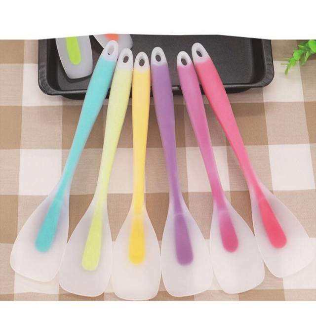 Spatula silikon kombinasi 2 warna
