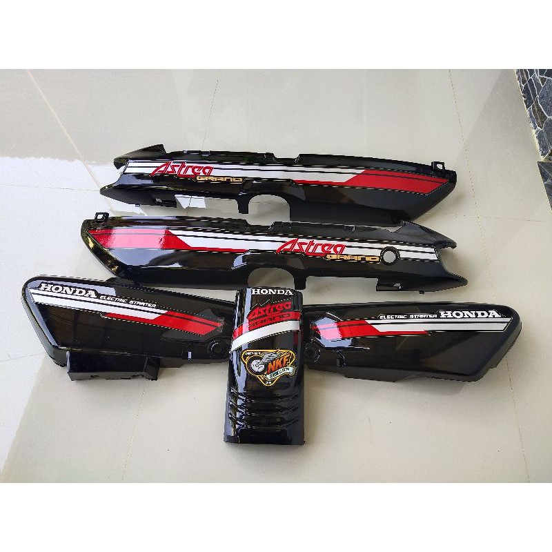 Body Astrea grand bulus 91-92 set box aki dan panel cover grand bulus set bok aki dan panel