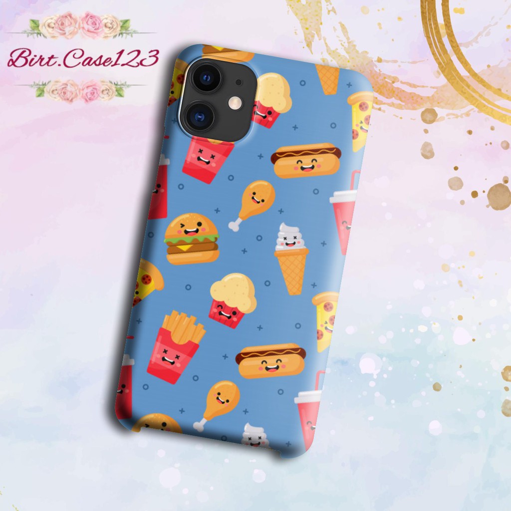 Hardcase DRAWING FOOD Oppo A3s A1k A5 A9 2020 A7 F9 A5s A31 A52 A92 A37 A53 A83 F1s F11 Pro BC837