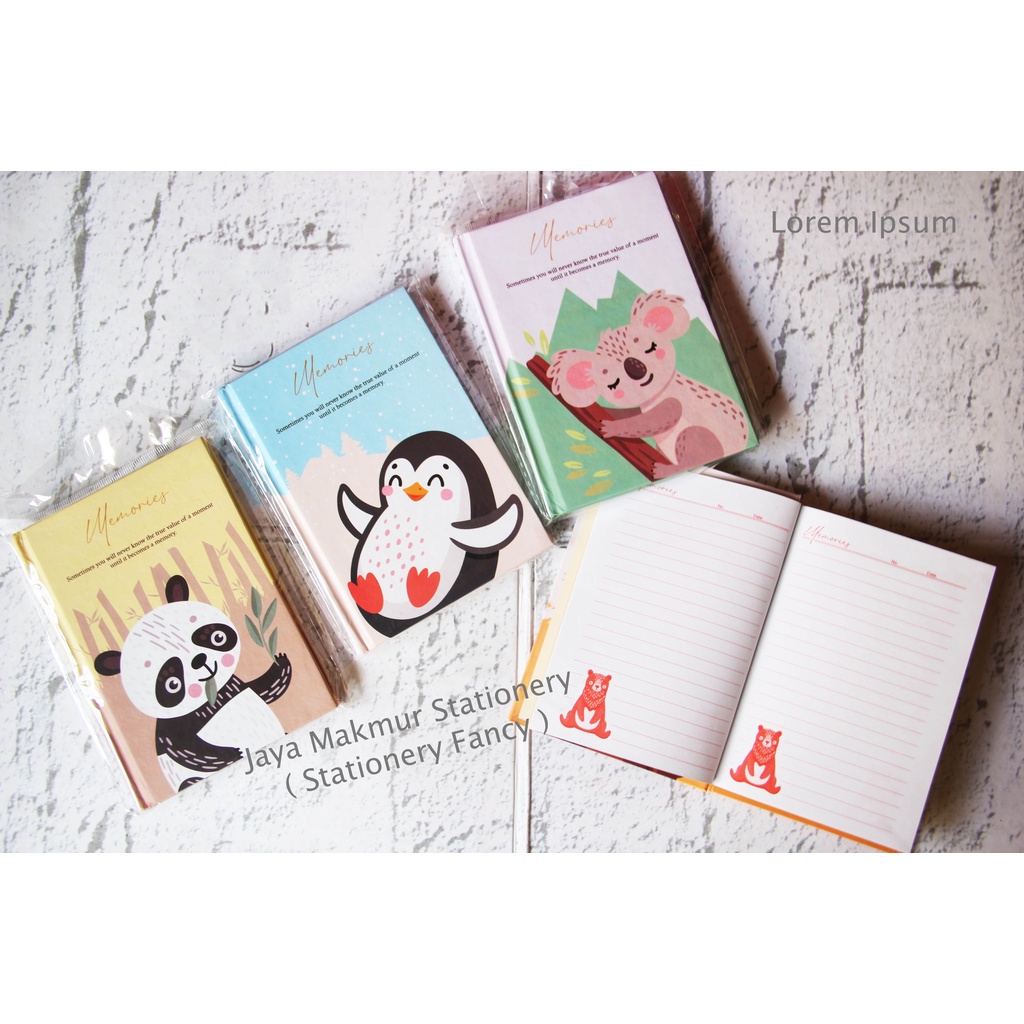 Buku Diary/Notebook Joyko D-1115mm (Motif Animal)