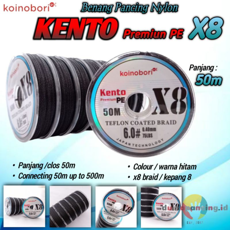 Benang pancing pe kento x8 50m connecting