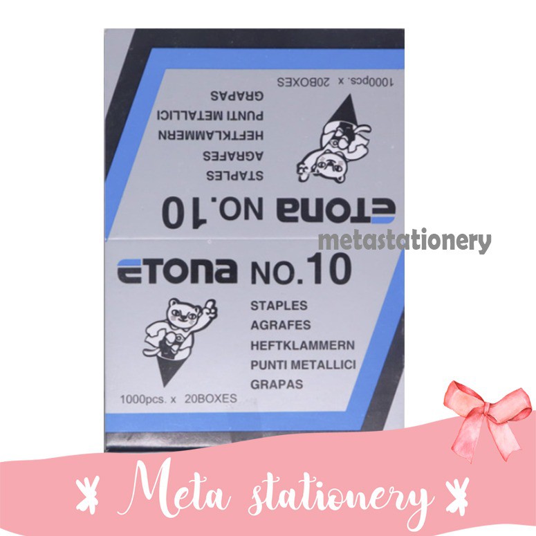 

Isi Staples Etona No 10 (1pack)