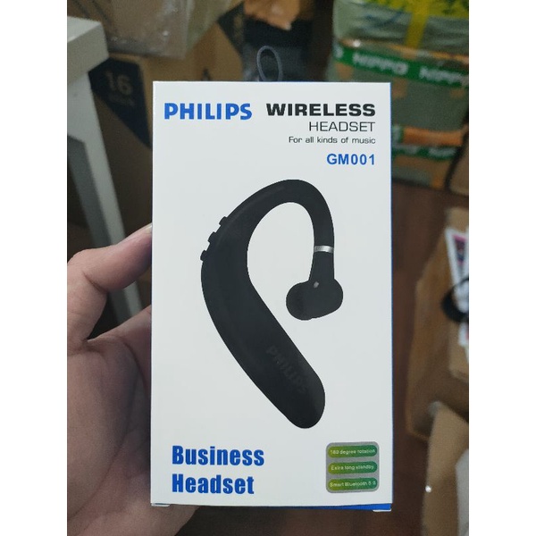 HF Headset Wireless Voice Control Philips Gm001