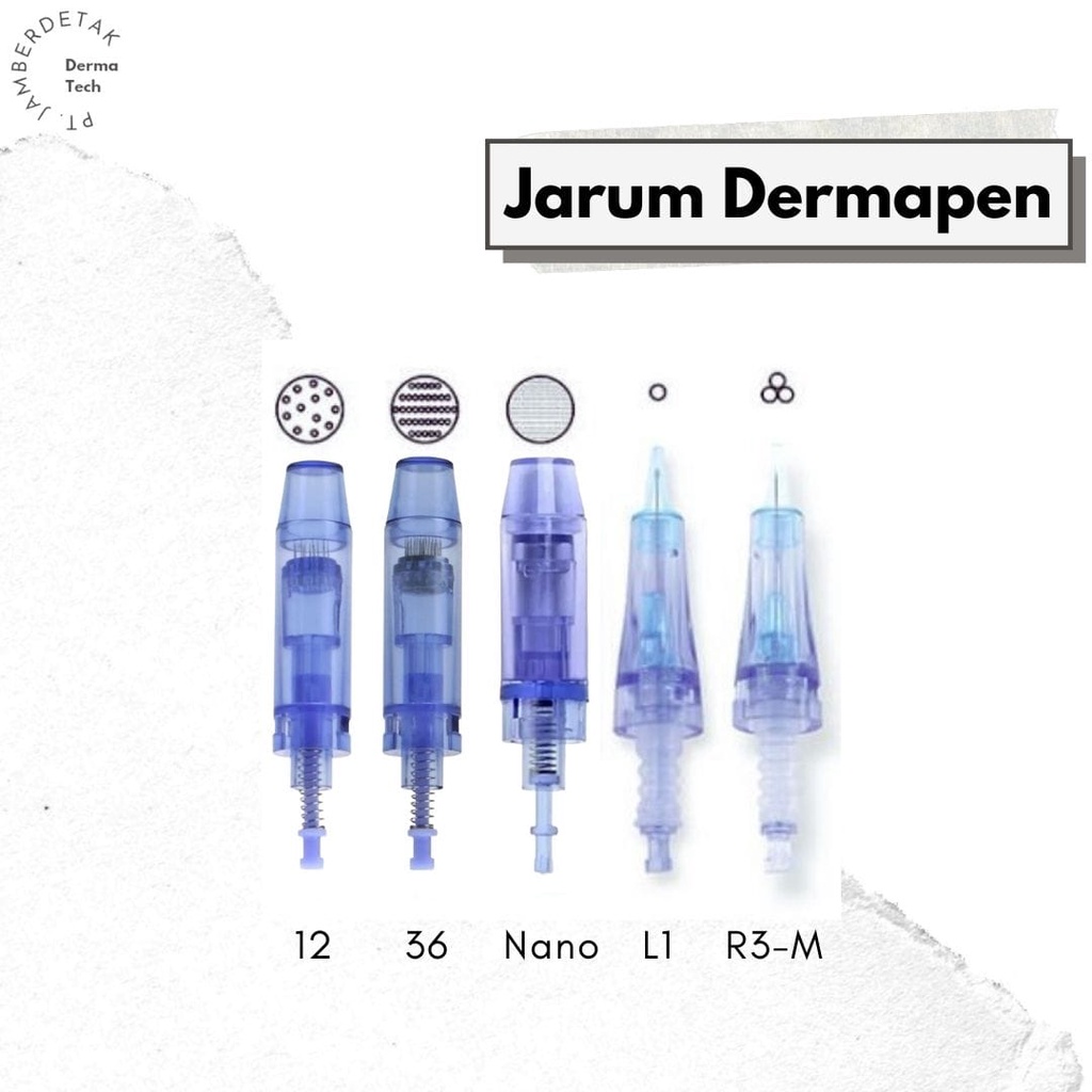 Dermapen mym dr.pen 36 pin 12 pin nano needle jarum nano 36 pin 12 pin 1 pin 3 pin a1 m7 mym