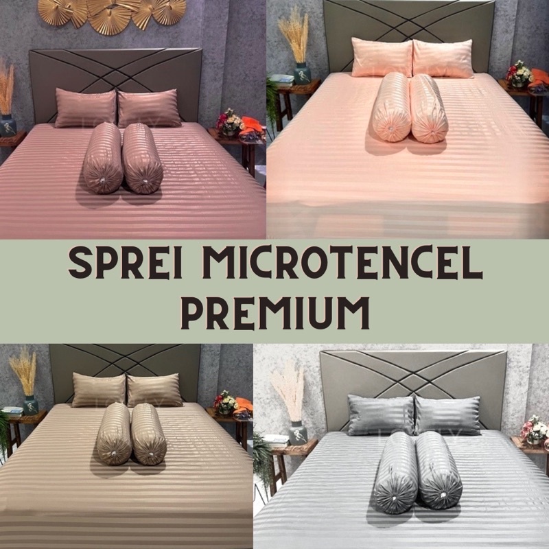 Sprei Micro Tensel / Mikro Tensel 200x200 180x200 160x200 140x200 120x200 100x200 90x200