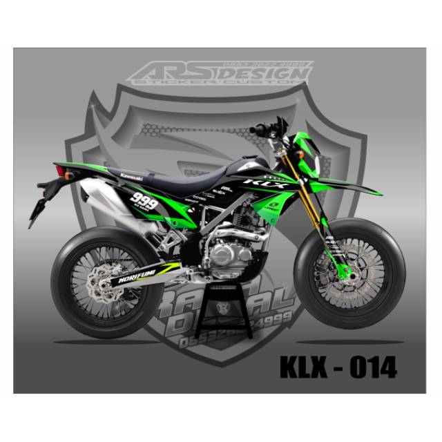 Decal sticker KLX BF grafis 014