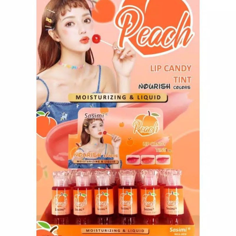 [Per Batang] Liptint Sasimi Water Candy Peach S-1979