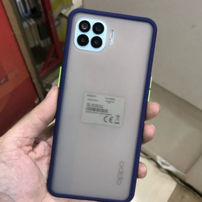 Oppo Reno 4F Softcase Dove Transparan Lis Warna Soft Case Matte