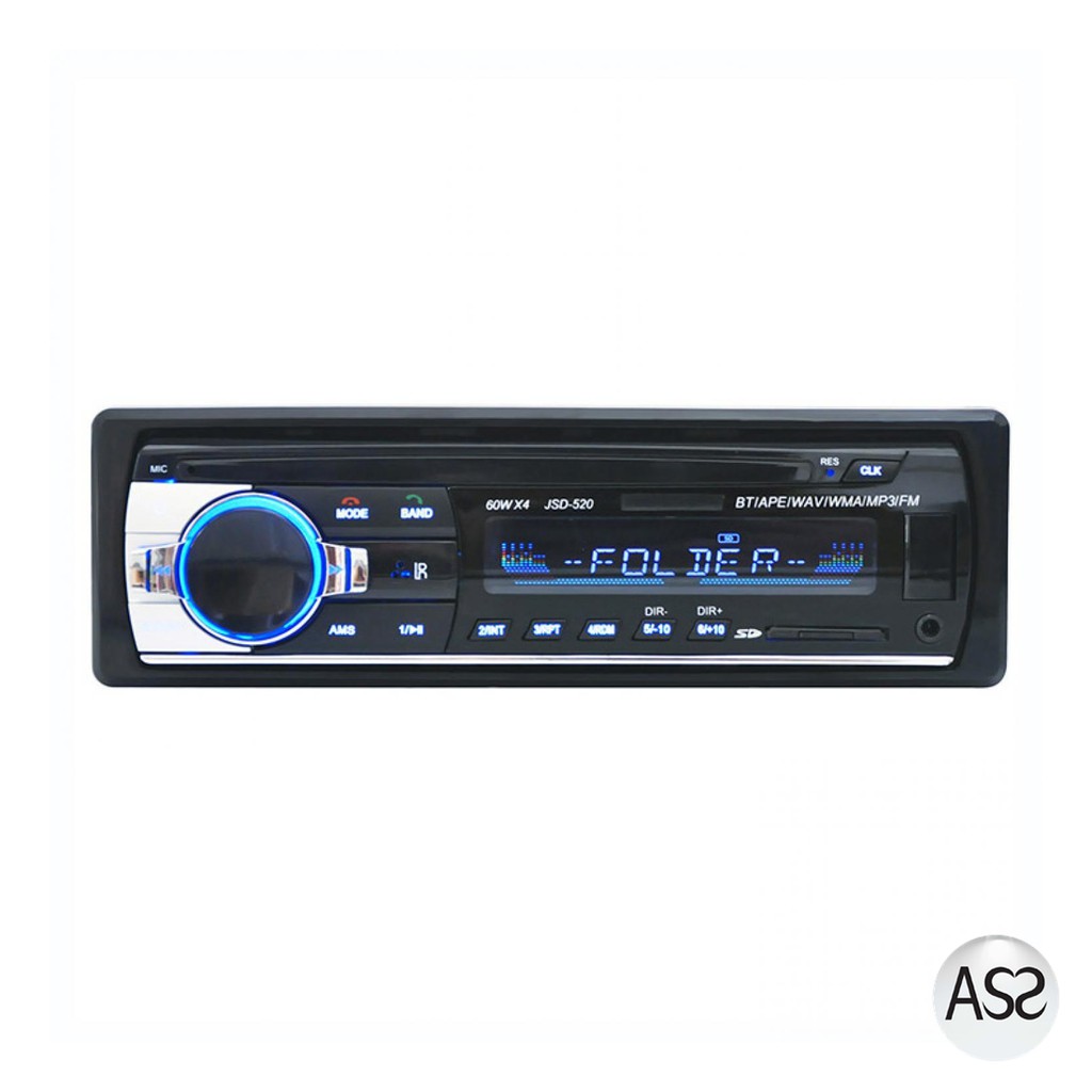 ASS Shop - Taffware Tape Audio Mobil Multifungsi Bluetooth USB FM Radio JSD-520