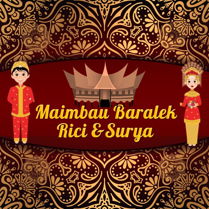 Video Undangan Minang Gold (A010)