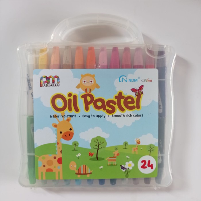 

NDM Paint Mate Oil Pastel 24 Colors Pastel Minyak 24 Colors