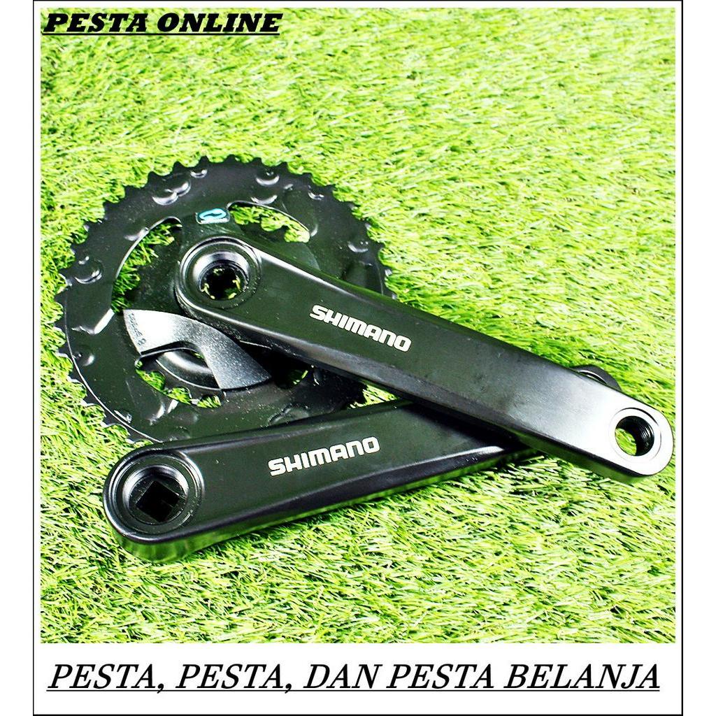 Crank SHIMANO M315 Double 170MM 36-22T GIR Sepeda Mtb Jadul Dll Buruan beli