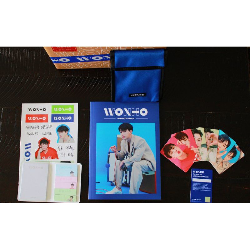 Wonho Photobook Photocard Sticker Fanship Kit