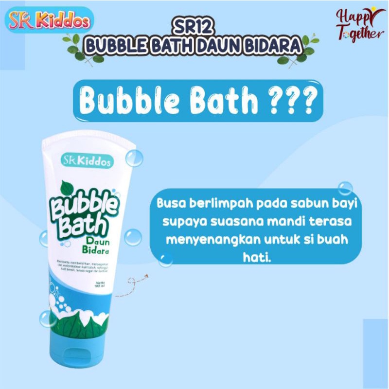 SRkiddos SR12 HERBAL SKINCARE BPOM kids Telon lotion Daun bidara Buble bath Shampoo conditioner baby