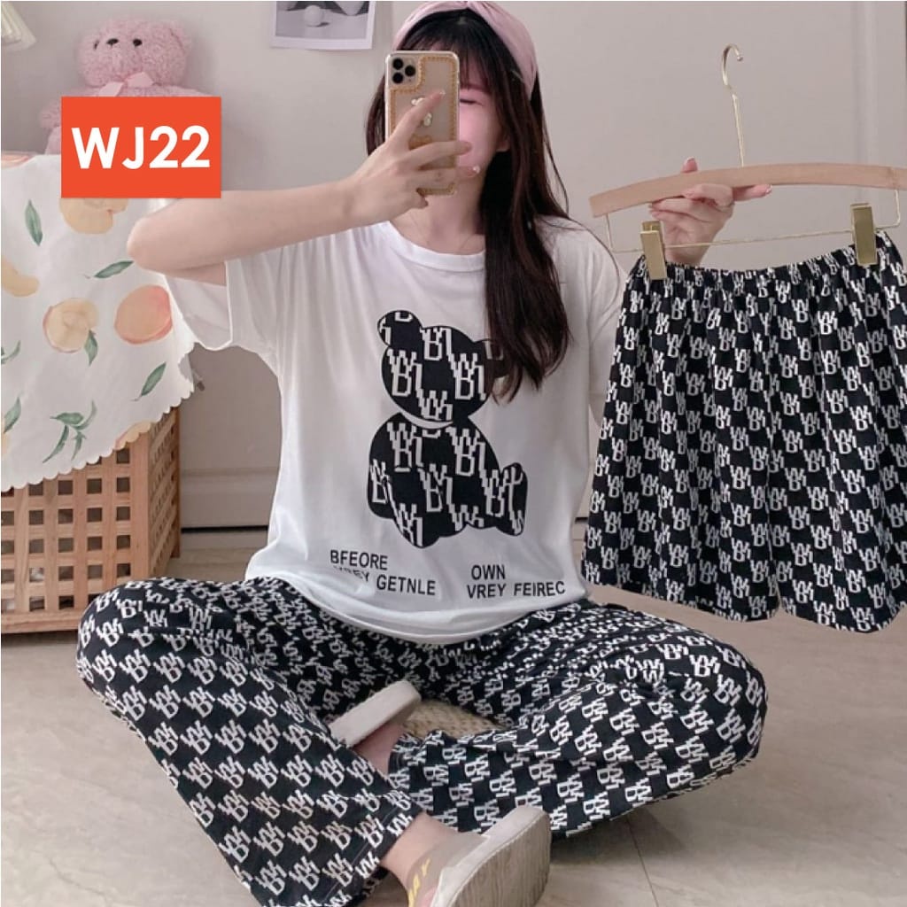 LAPAGO - Piyama Dewasa Wanita Impor | Baju Tidur | Sleepwear 2021 Type WB