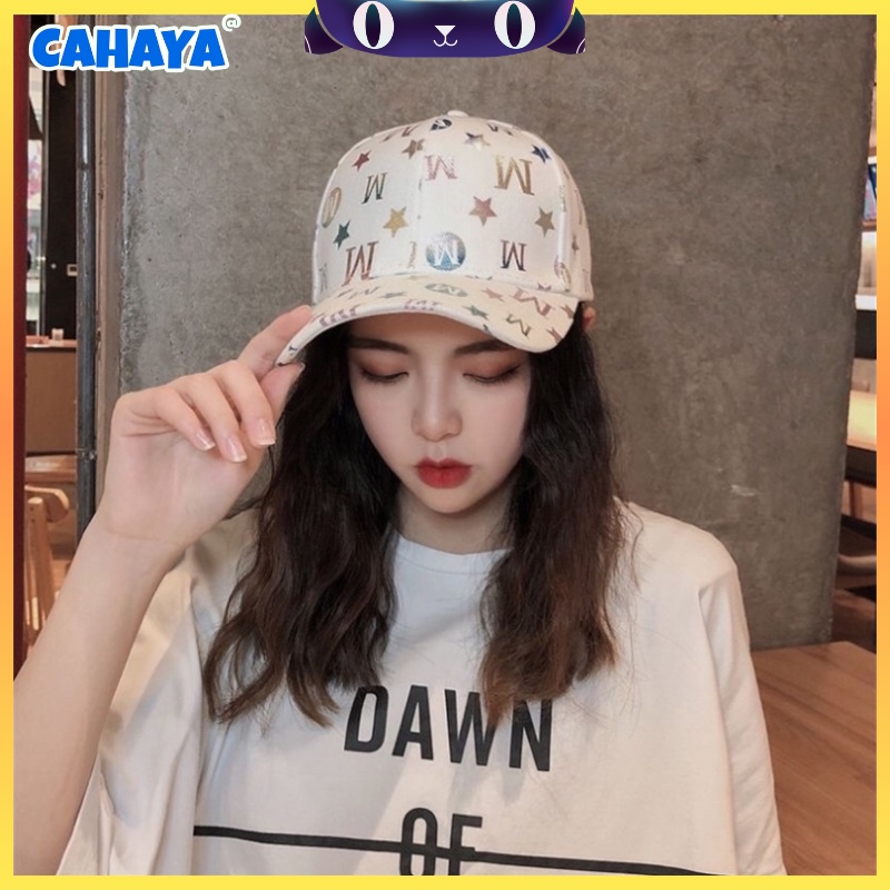 CAHAYA Topi Wanita Topi Fashion Gaya Jepang dan Korea Baru Topi Baseball Import A1