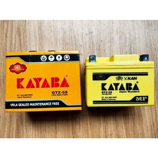 Jual AKI SUPRA X 125 CC // KAYABA GTZ5S (5 AMPERE) | Shopee Indonesia
