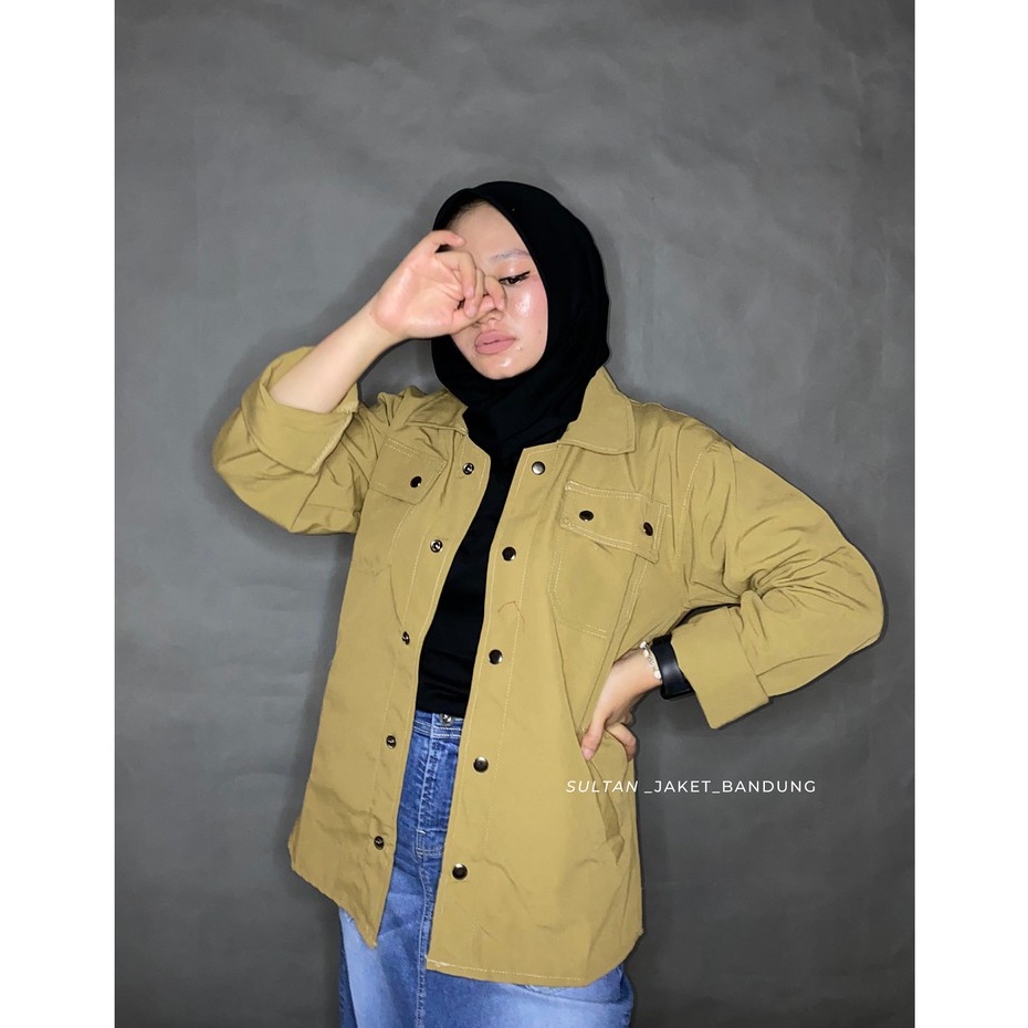 Jaket Semi Parka || Trucker Jacket || Size M - XXL