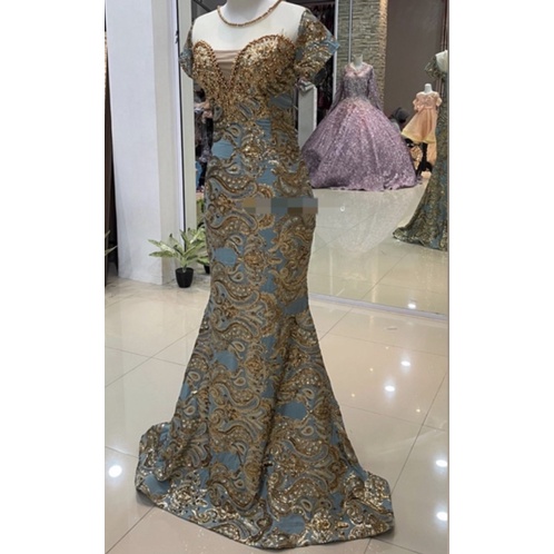 preloved gaun syahririn/ preloved gaun panjang/ preloved baju mewah/ preloved baju nyanyi/ preloved 