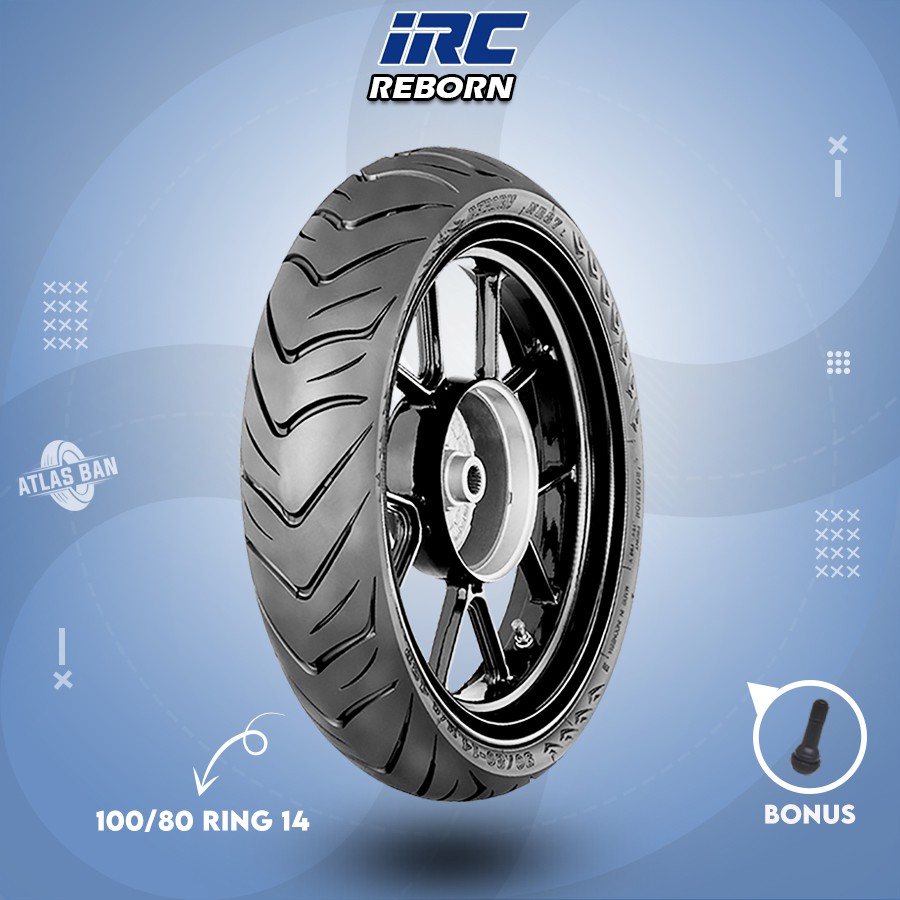 Ban Tubles Motor Matic IRC NR87 REBORN 100/80 Ring 14 Tubles
