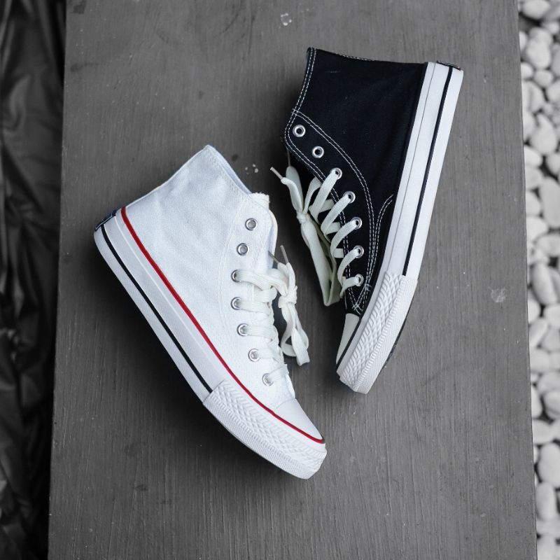 Sepatu no converse kanvas impor 2