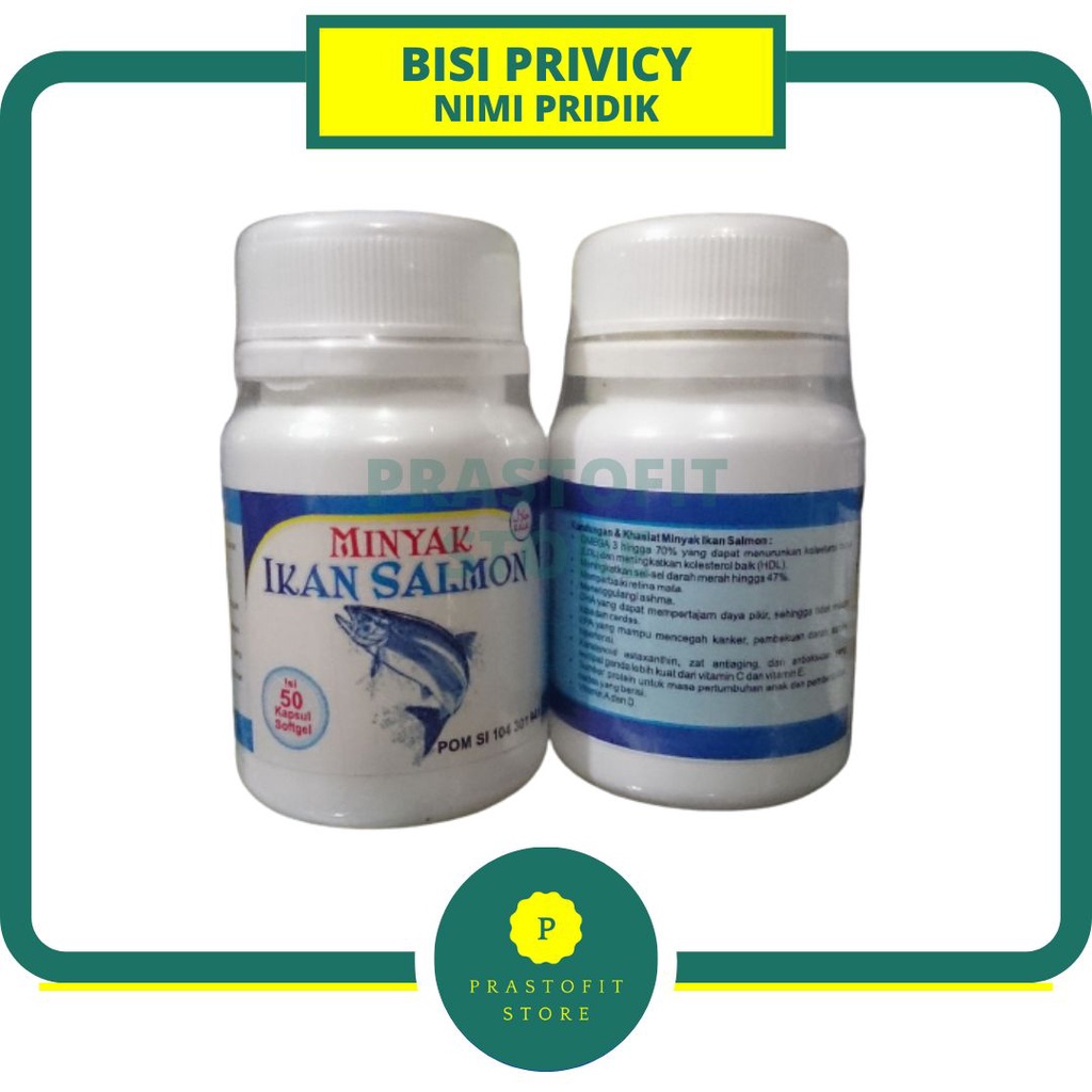 Minyak Ikan Salmon Omega 3 Penambah Nafsu Makan Untuk Anak dan Dewasa Original