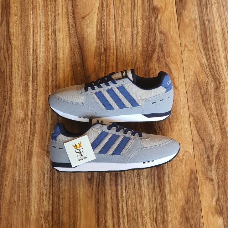 Sepatu Adidas Neo City Racer Gray Navy Hihg Quality