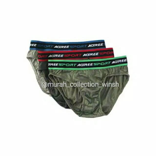 Celana dalam pria dewasa/cd boxer/cd agree sport brief