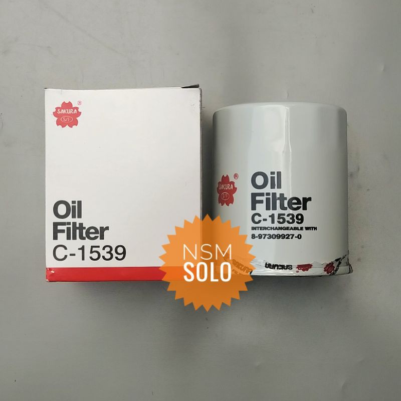 Filter Oli Penyaring Saringan Oli C1539 Mobil Truk Isuzu Traga Pick Up Panther Kapsul TBR58 Ori