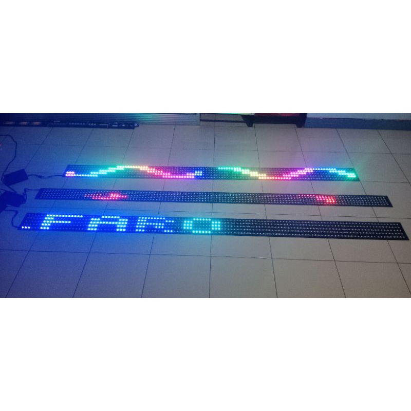 strobo running text wifi 120cm 12v 5 baris