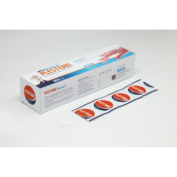 New Plesterin Bulat T Transparan OneMed box isi 200pcs