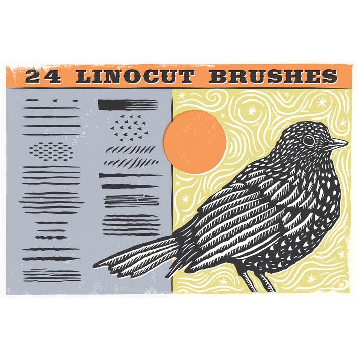 Linocut Brushes