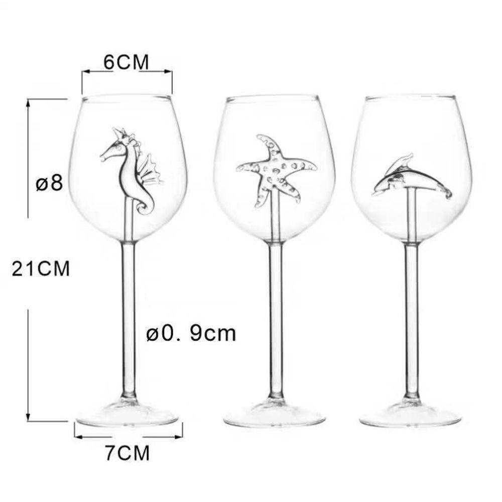 Solighter Goblet Individuality Shark Gelas Cocktail Anggur Merah