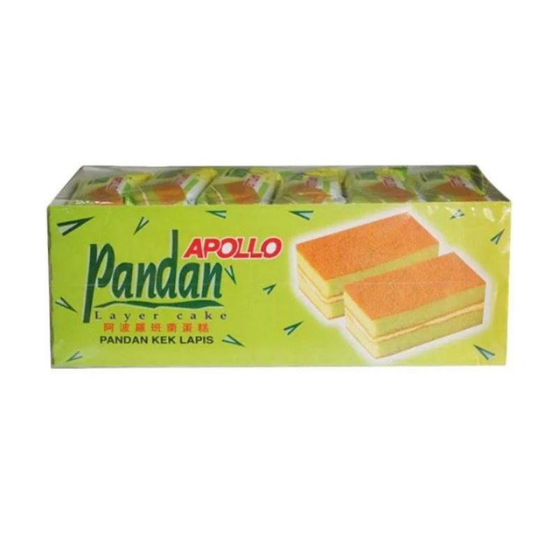 opollo bolu pandan dan coklat (24 × @18g)