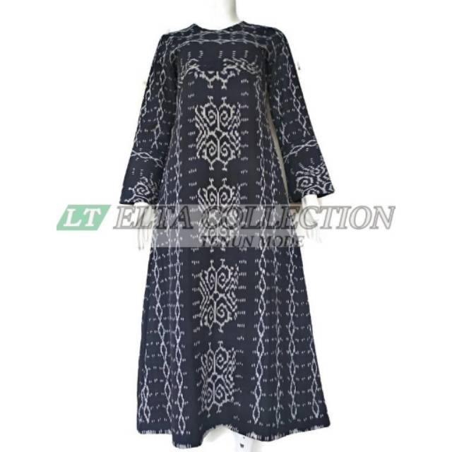 Gamis tenun motive maluku