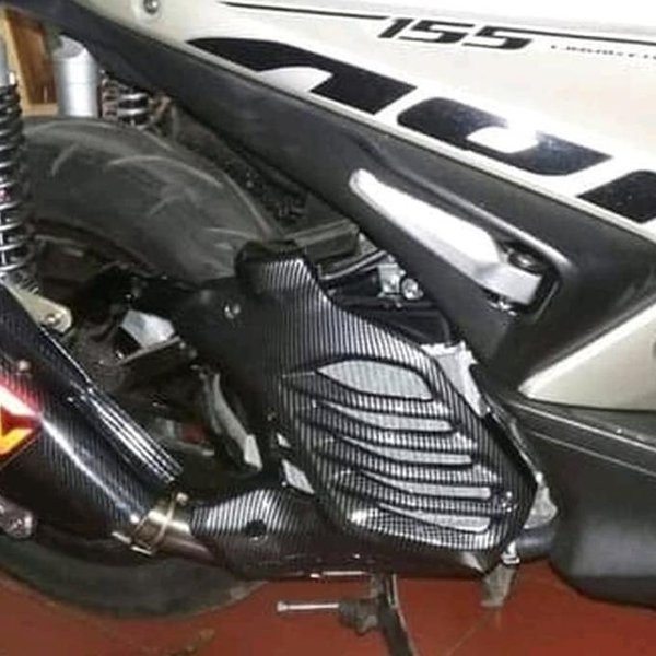 Cover Tutup Radiator Aerox 155 LEXI Nemo Carbon  Kipas Karbon