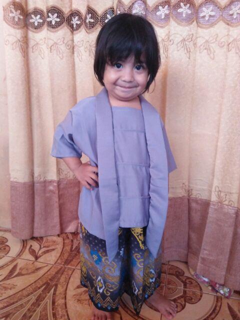 Setelan Batik Anak Perempuan Sbak06