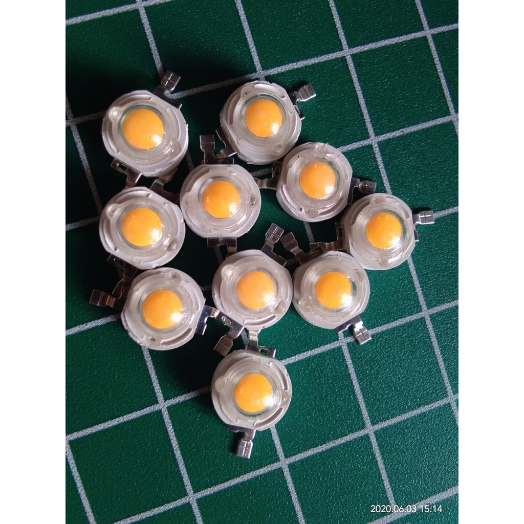 [DSP-9066] HPL LED 3 WATT YELLOW 585 - 590 nm SUPER BRIGHT