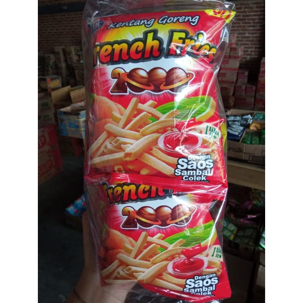 French Fries 2000 Snack Kentang 17 gr (1 pack isi 10 pcs)