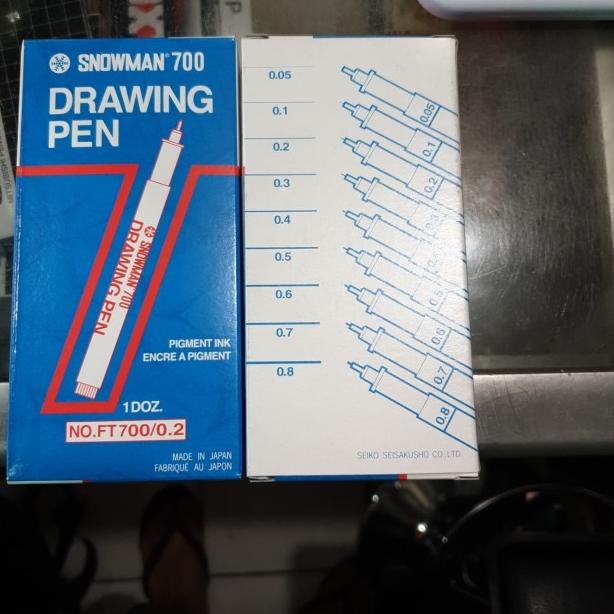 

➳ Drawing pen Snowman ➤